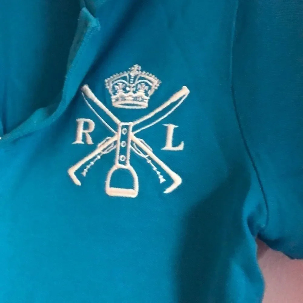 RALPH Lauren bright blue polo - Picture 2 of 6